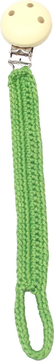 Naturezoo Fopspeenketting Bamboestof 20 Cm Groen
