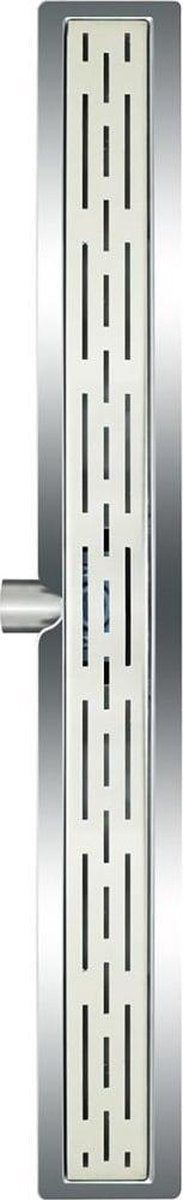 L'Aqua Douchedrain klassiek lineair 80 cm roestvrij staal