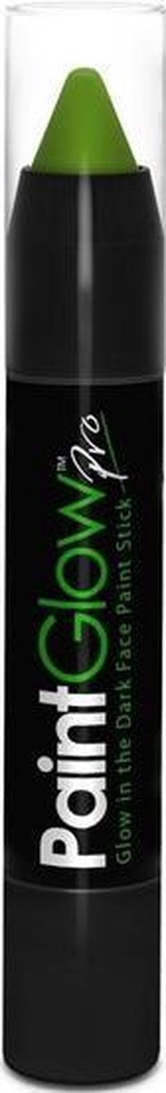Neon groen Glow in the Dark schmink/make-up stift/potlood - Lichtgevende schmink/make-up groen thema