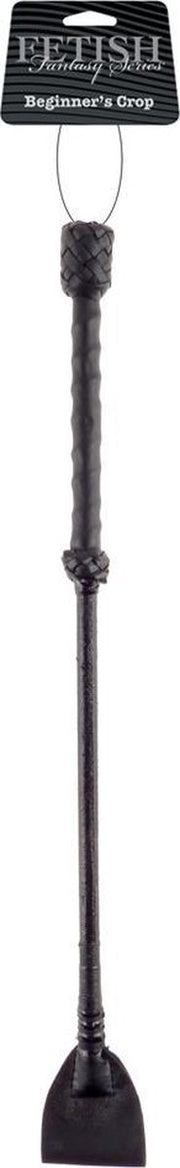 Fetish Fantasy Limited Edition Beginner's Crop - Black - Paddles -