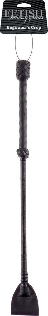 Fetish Fantasy Limited Edition Beginner's Crop - Black - Paddles -
