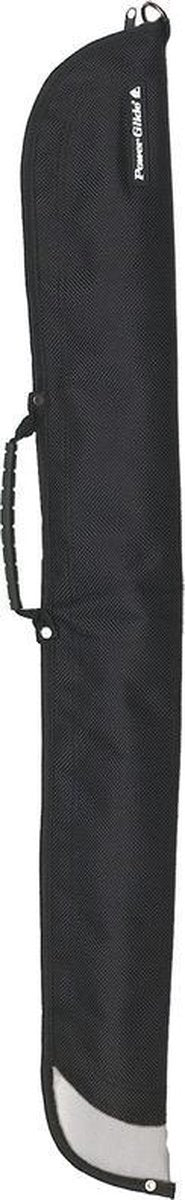 Powerglide Keu-koffer Silver Edge 92 Cm Polyester Zwart/zilver