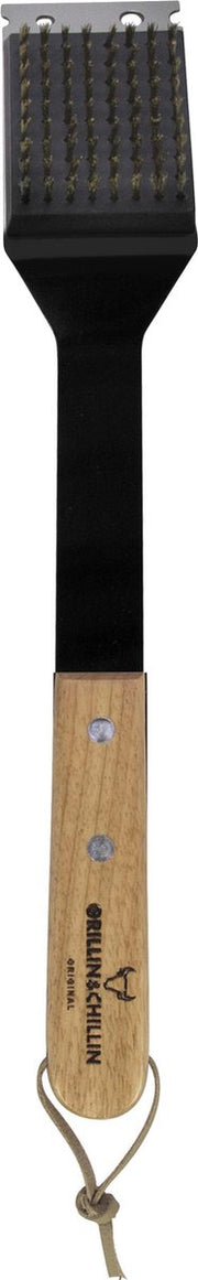 BBQ Borstel 30x5cm Zwart