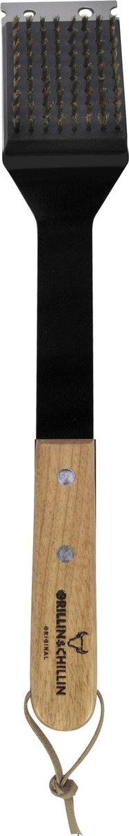 BBQ Borstel 30x5cm Zwart