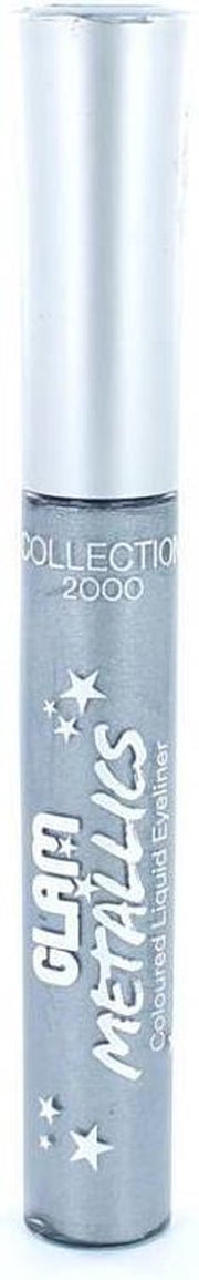 Collection 2000 Eyeliner Glam Metallics Coloured Liquid - 1 Vinyl - Grijs - Eyeliner