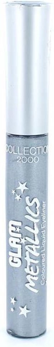 Collection 2000 Eyeliner Glam Metallics Coloured Liquid - 1 Vinyl - Grijs - Eyeliner