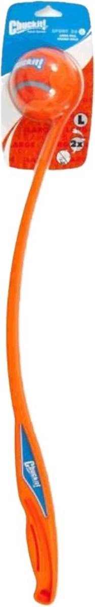 Chuckit Werpstok Met Bal Sport 26l 65 Cm Oranje