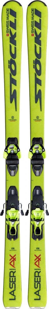 Stockli Laser AX met binding XM 13 yellow/blue