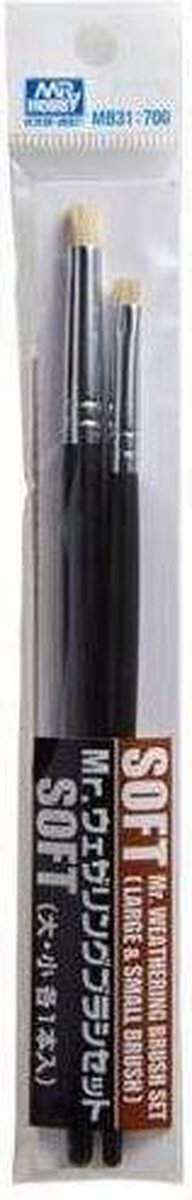Mrhobby - Mr. Weathering Brush Set Soft (Mrh-mb-31)