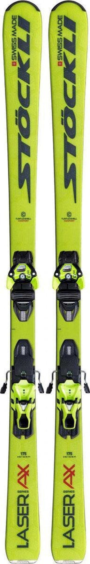 Stockli Laser AX met binding XM13 yellow/blue