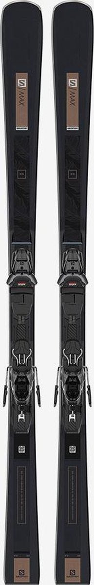 Salomon ski dames model S/Max X7ti - Grijs/Zwart - Lengte 150 cm