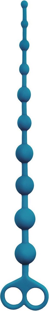 Anaal kralen snoer 33.5 cm - blauw