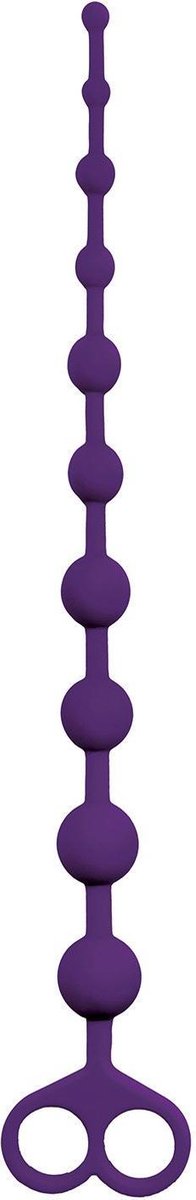 Anaal kralen snoer 33.5 cm - paars