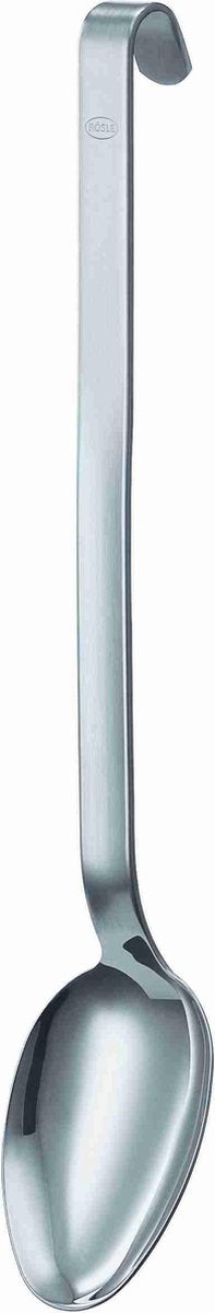 Rösle - Opscheplepel met haak - RVS - 6 cm - Zilver
