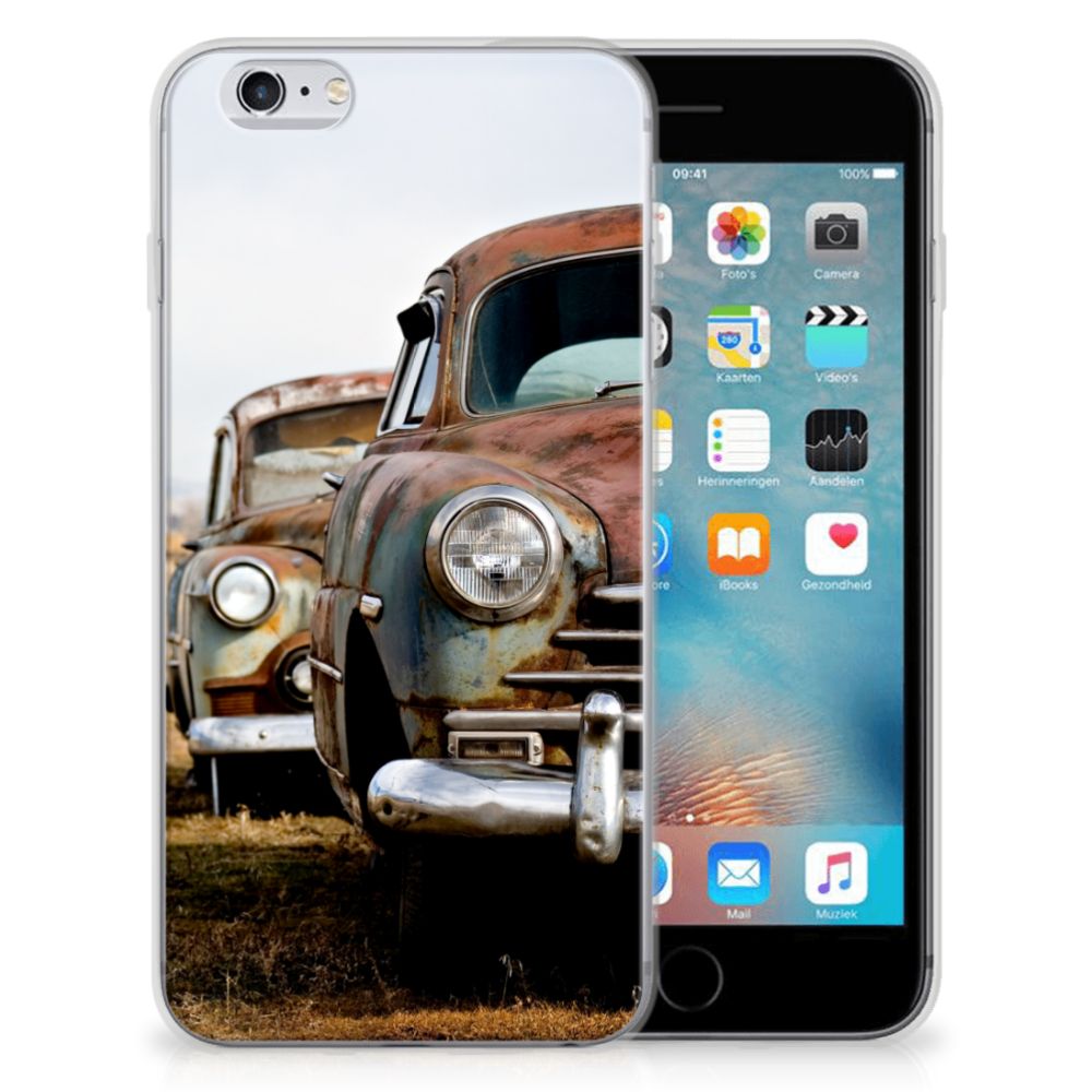 Apple iPhone 6 | 6s | Siliconen hoesje | met foto Vintage Auto