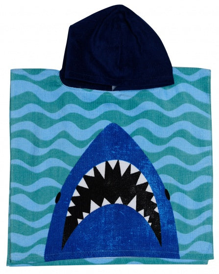 badponcho blauw junior 50 x 100 cm