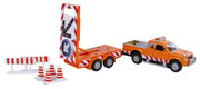 wegenwacht met aanhanger 27 cm oranje 8-delig