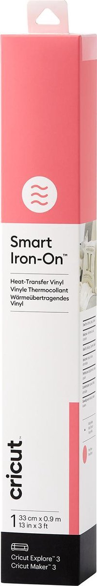 Cricut Transferfolie - Smart Iron-On - 1 vel - 33 x 91 cm - Roze