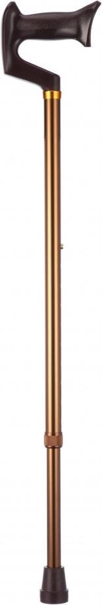 Wandelstok aluminium -Brons