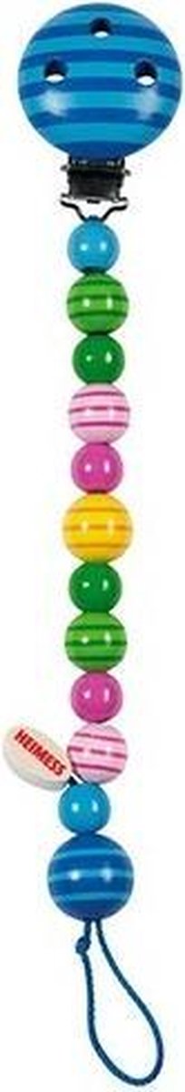 Heimess Fopspeenketting Gestreepte Parels 21cm