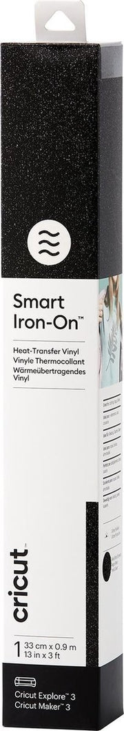 Cricut Transferfolie - Smart Iron-On - 33 x 91 cm - Glitter Zwart