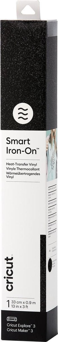 Cricut Transferfolie - Smart Iron-On - 33 x 91 cm - Glitter Zwart