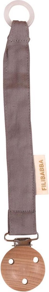 Filibabba Speenkoort - Dark grey - One Size