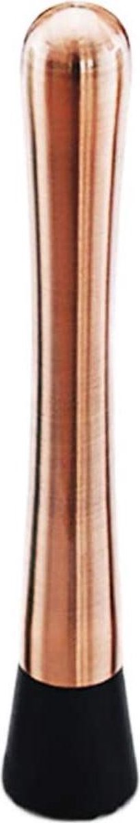 Doodadeals® | Luxe Cocktail Stamper | Tonicstampers | Muddler | Citroen Stamper | Cocktail Muddler | 21 cm | RVS | Koper