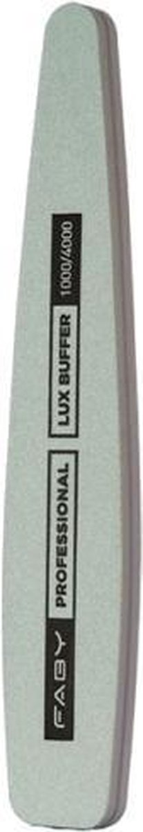 Faby Polijstvijl Lux Buffer Dames 1000/4000 Grit Vegan Wit/groen