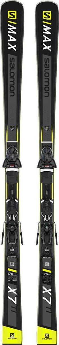 Salomon Skie  S/Max X7 Ti - Allround - zwart/geel - lengte 176 cm