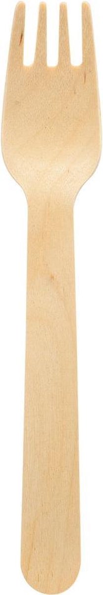 Wegwerp bestek-wegwerp vorken-hout-duurzaam-FSC®-composteerbaar-10 stuks
