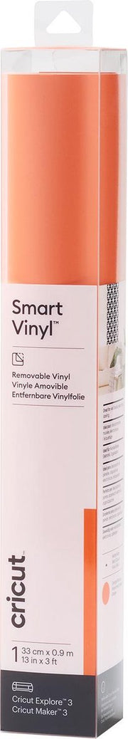 Cricut Vinyl Folie - Smart Vinyl - Verwijderbaar - 33 x 91 cm - Oranje