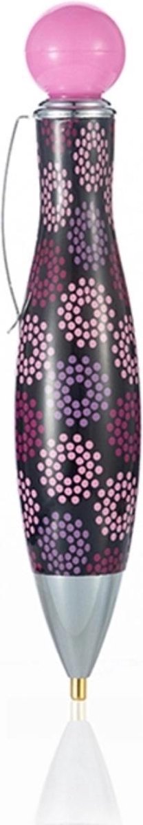 Diamond painting ● PEN ● "Multiplaza" pen - zwart bloemen