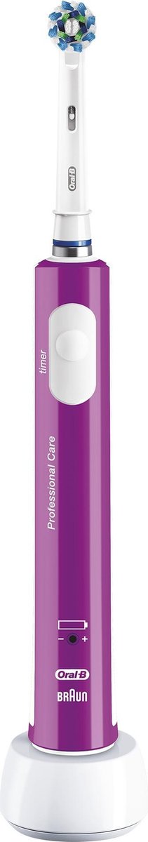Oral-B Pro 600 Purple - Elektrische Tandenborstel