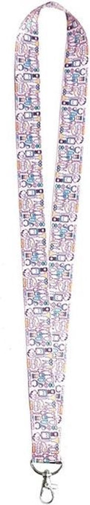 Symbolen Pastel Roze Keykord - Sleutelkoord - Lanyard  48 cm