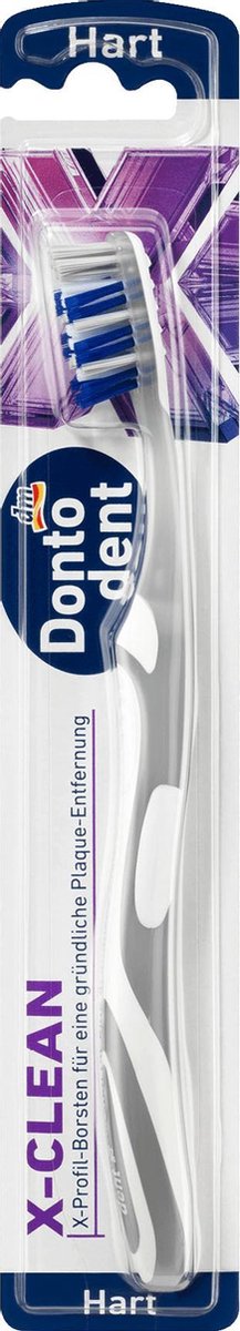 Dontodent Tandenborstel X-Clean hard (1 stuk)