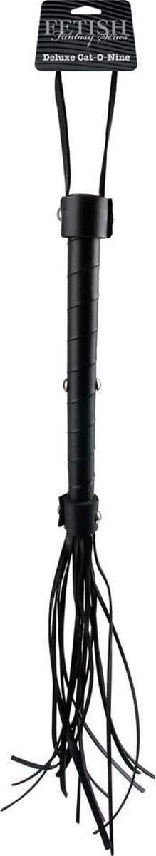Deluxe Cat O' Nine - Black - Whips -