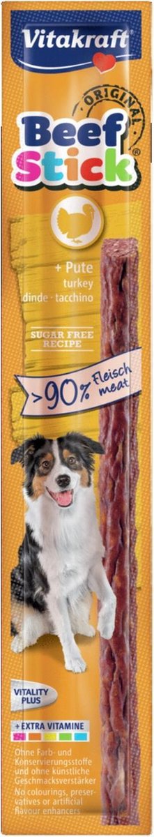 Vitakraft Beefstick - Kalkoen - Hondensnacks - 10x12 g
