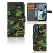Motorola Moto G62 5G | Telefoon Hoesje | Army Dark