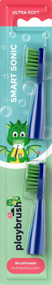 PLAYBRUSH SMART SONIC BRUSHHEADS GREEN