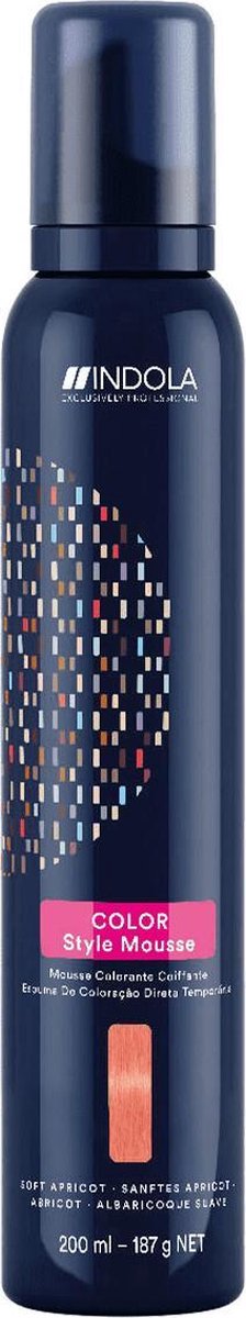 Indola - Color Style Mousse - Soft Apricot - 200 ml