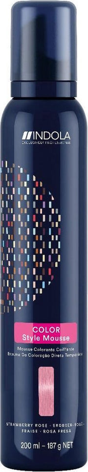 Indola Color Style Mousse Strawberry Rose 200ml