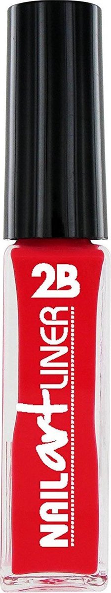 2B - Nail Art Liner 14 - Couleur : Coral Red
