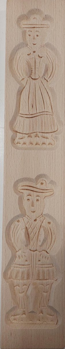 Speculaasplank man/vrouw groot