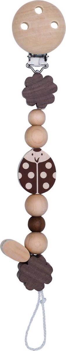 Heimess | Houten speenkoord Lieveheersbeestje - Naturel