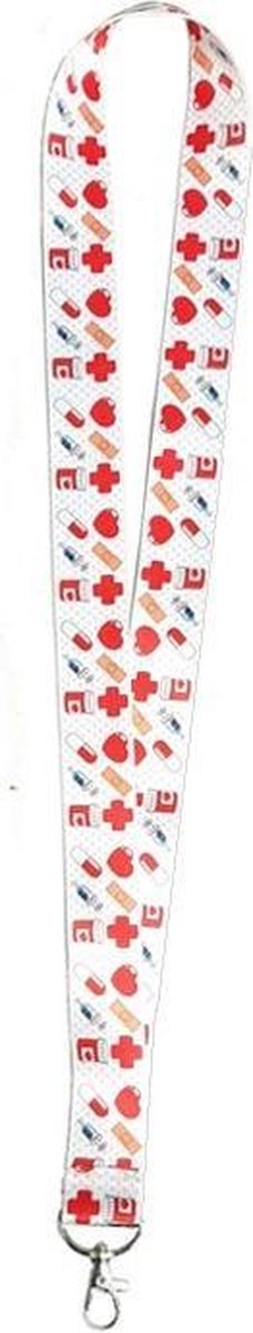 Symbolen Rood Keykord - Sleutelkoord - Lanyard  48 cm