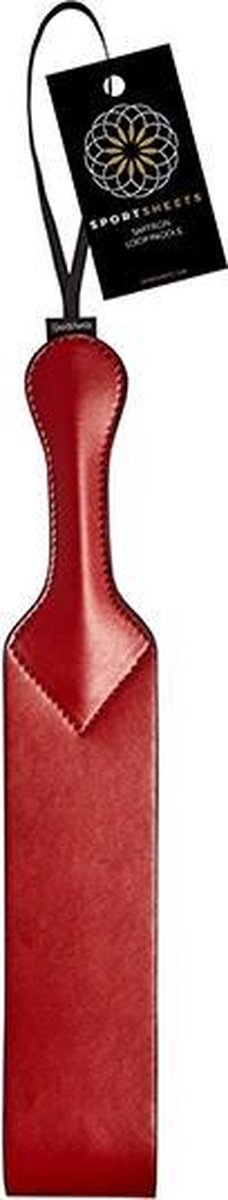 Sportsheets Saffron Lus Klapzweep - Rood