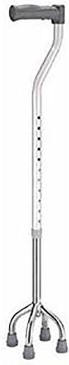 Aidapt - wandelstok - 4 poot - afstand poten 12 cm  - verstelbaar 71