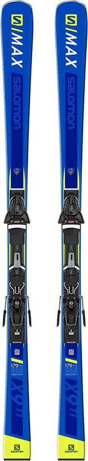 Salomon Ski model S/MAX X9 - Blauw/Geel - Lengte 170 cm