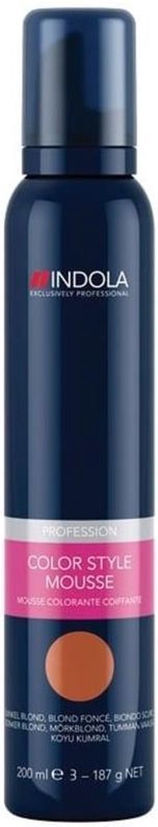 Indola - Color Style Mousse - Dark Blonde - 200 ml
